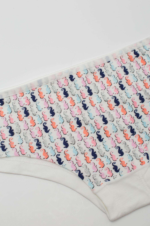 Valged puuvillased aluspüksid