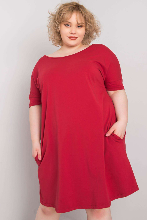 Burgundia Bellamy suures suuruses kleit Burgundia Bellamy suures suuruses kleit