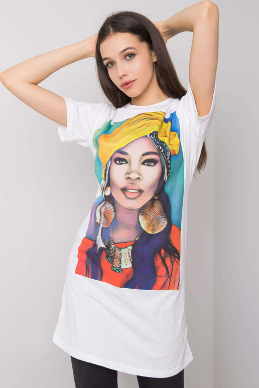 Valge tuunika trükiga Dorothea SUBLEVEL