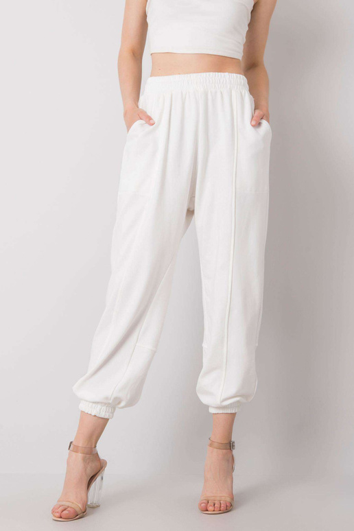 Valged juunikuu dressipüksid