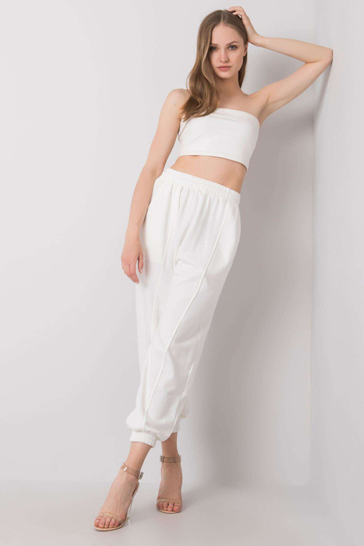 Valged juunikuu dressipüksid