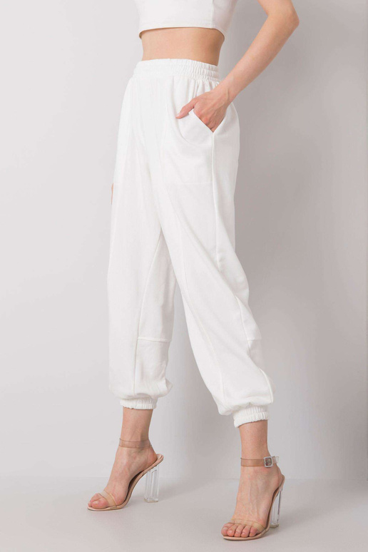 Valged juunikuu dressipüksid