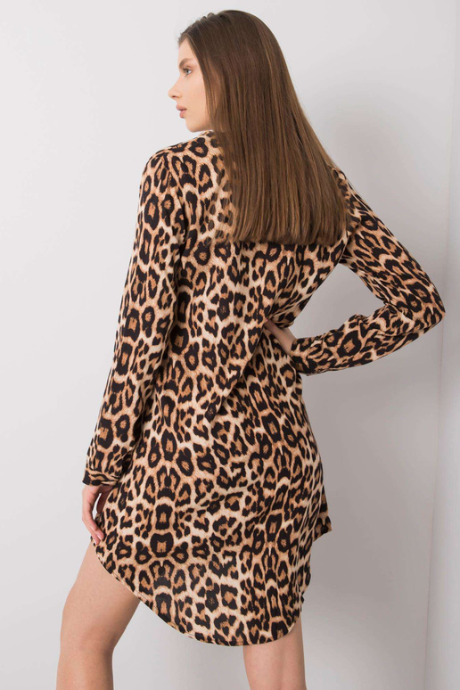 Pruuni ja musta laiguline kleit...