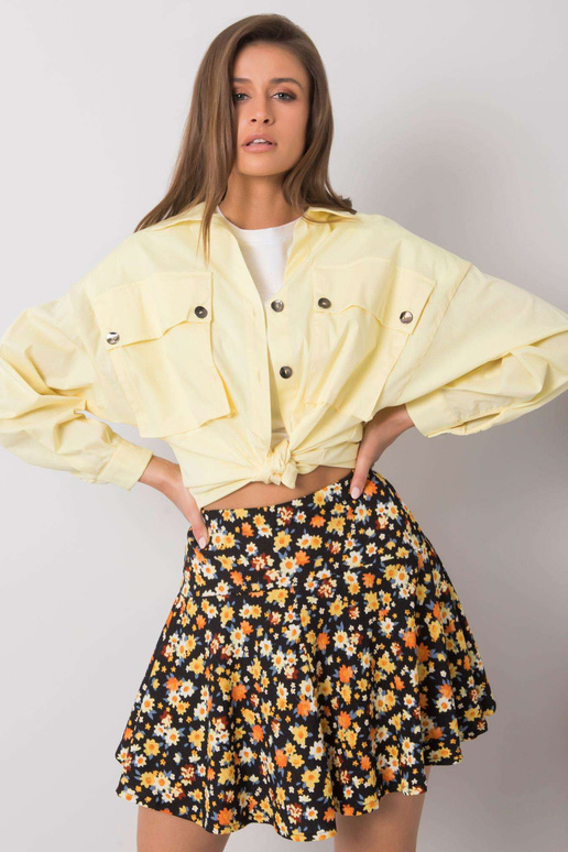 Kollane taskutega särk Elora RUE PARIS