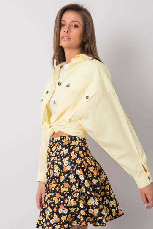 Kollane taskutega särk Elora RUE PARIS