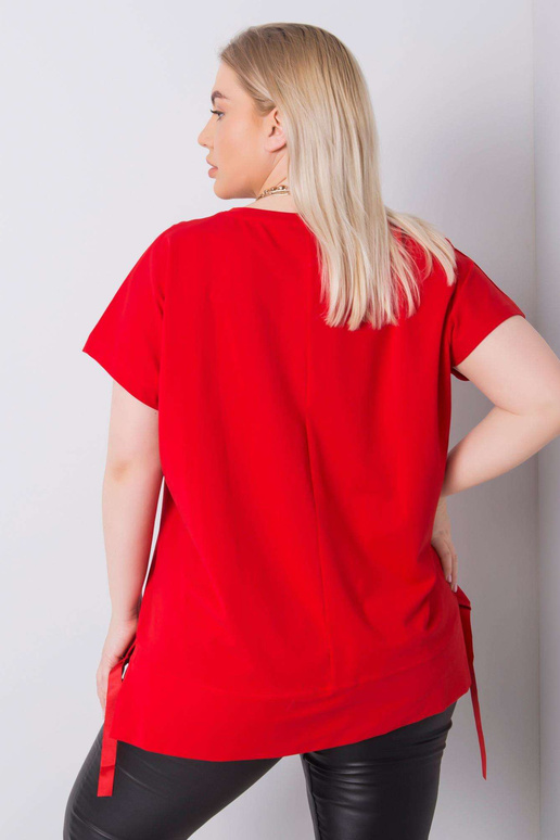 Punane pluss suuruses pluus Marlene...