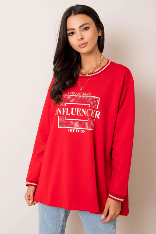 Punane Dorianna dressipluus