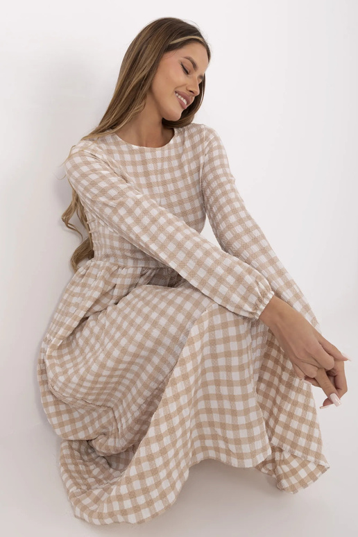 Beež ruuduline kleit Pasadena RUE PARIS Beež ruuduline kleit Pasadena RUE PARIS