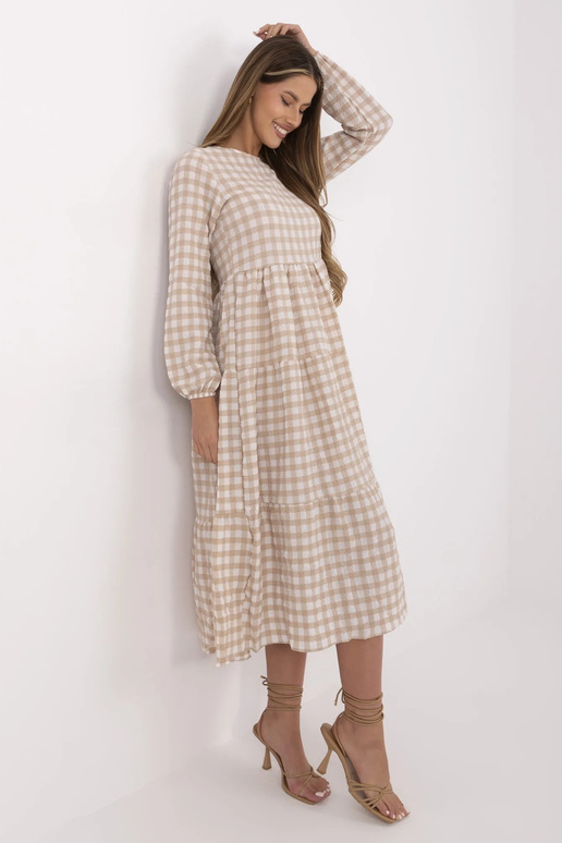 Beež ruuduline kleit Pasadena RUE PARIS Beež ruuduline kleit Pasadena RUE PARIS