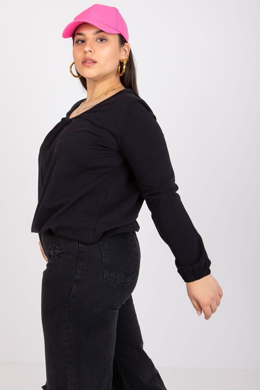 Hailey Black Plus Size pikkade...