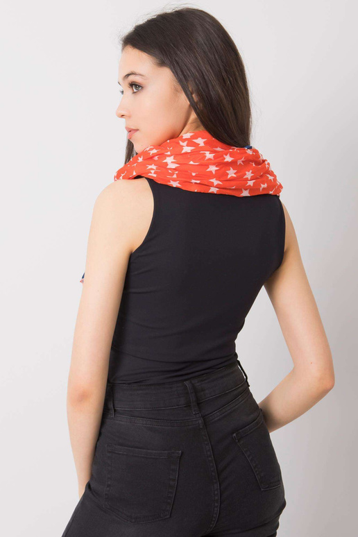 Punane ja tumesinine trükiga pleed