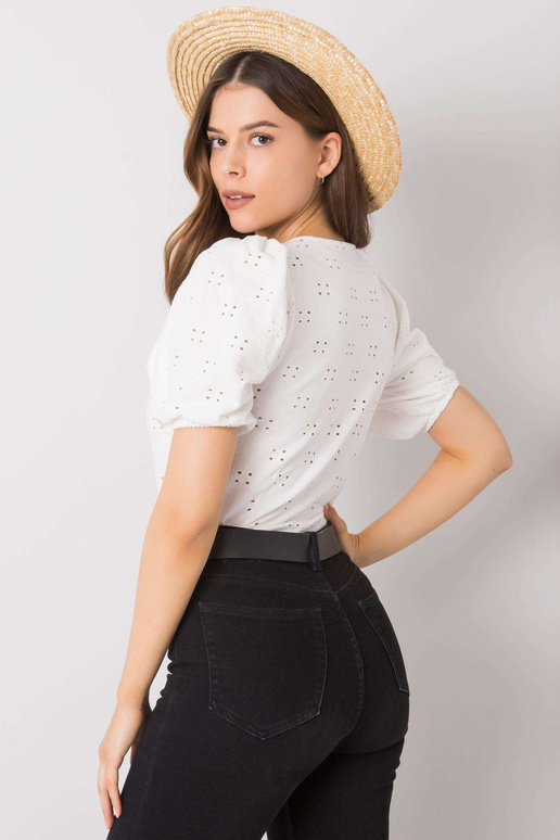 Valge vabaaja pluus Ysabel RUE PARIS