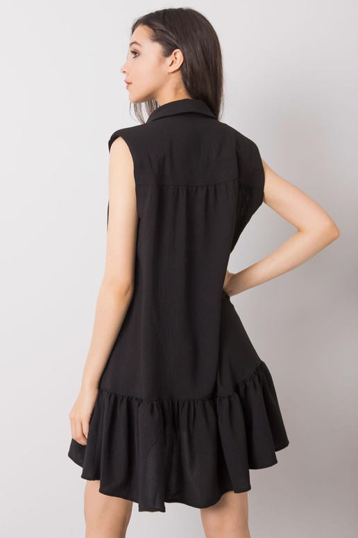 Must volangidega kleit Odelia RUE PARIS