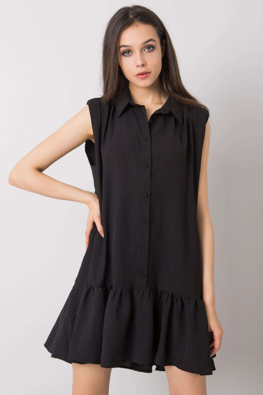 Must volangidega kleit Odelia RUE PARIS