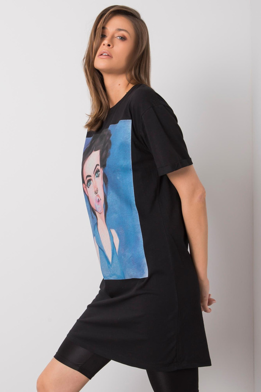 Must tuunika Eira SUBLEVEL trükiga