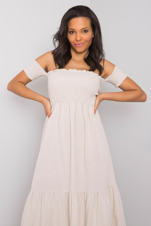 Beež volangiga kleit Pallavi RUE PARIS