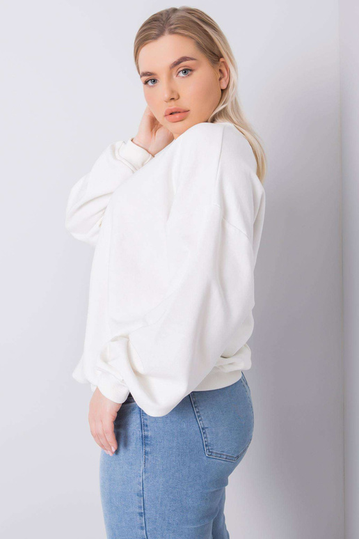 Ecru pluss suuruses dressipluus Mischa