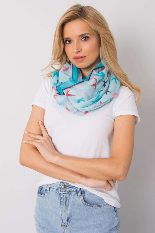 Sinine trükiga sall