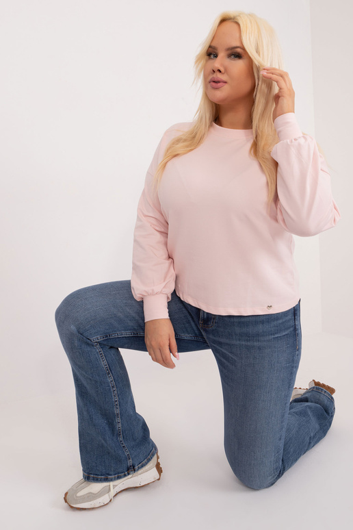 Heleroosa pluss suuruses dressipluus...