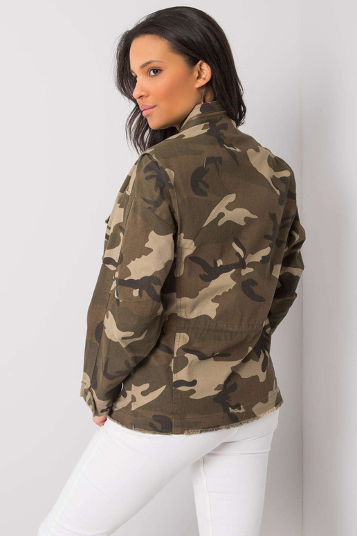 Khaki värvi kamuflaažjakk Rochelle