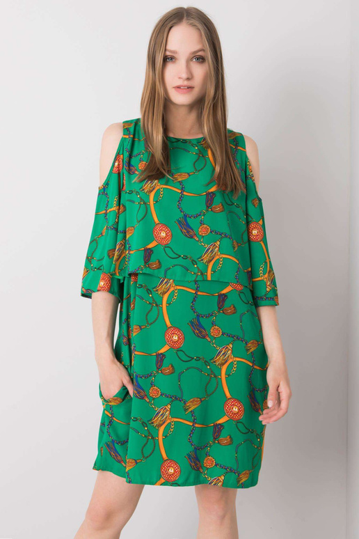 Roheline printidega kleit Maresol RUE...