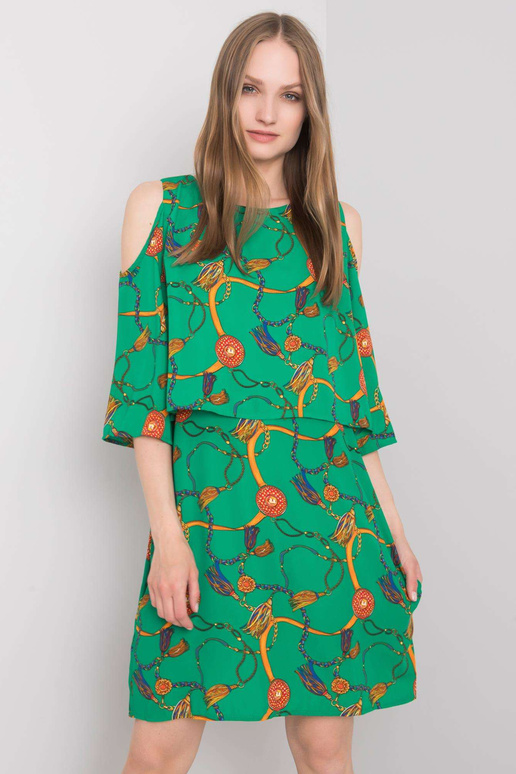 Roheline printidega kleit Maresol RUE...