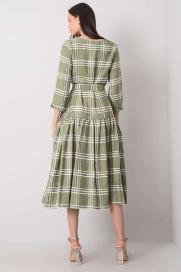 Giana Roheline ruuduline kleit