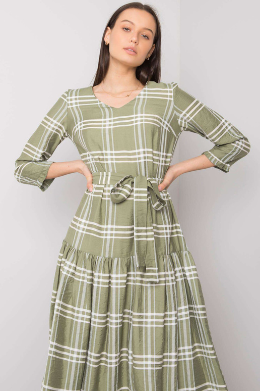 Giana Roheline ruuduline kleit