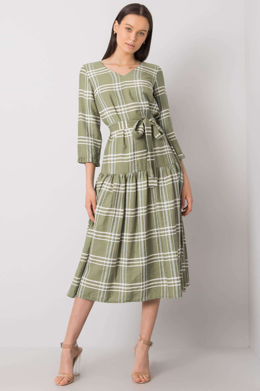 Giana Roheline ruuduline kleit