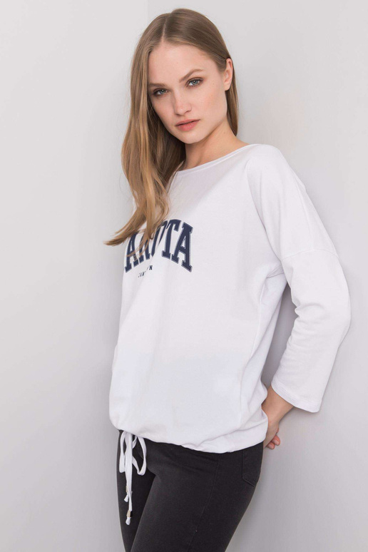 Valge trükiga pluus Rosita RUE PARIS