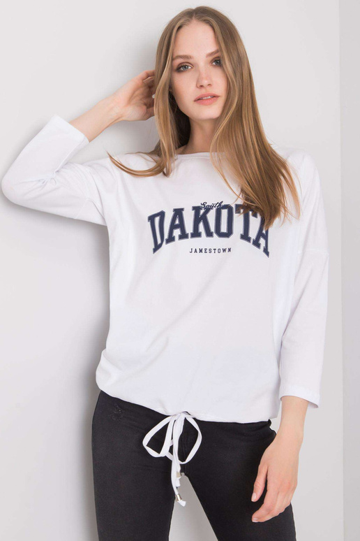 Valge trükiga pluus Rosita RUE PARIS