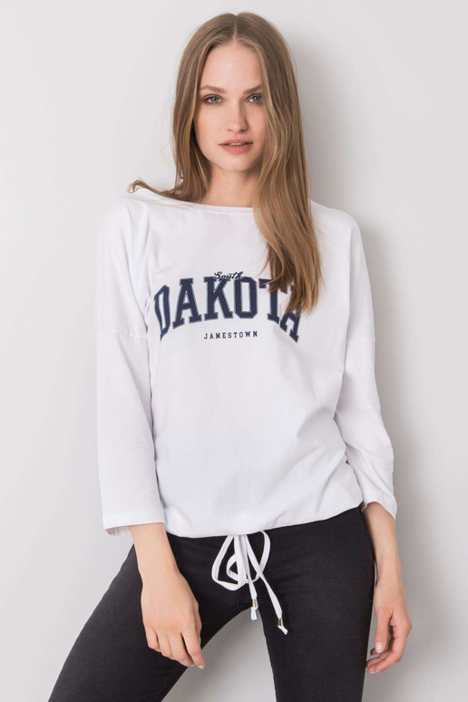 Valge trükiga pluus Rosita RUE PARIS