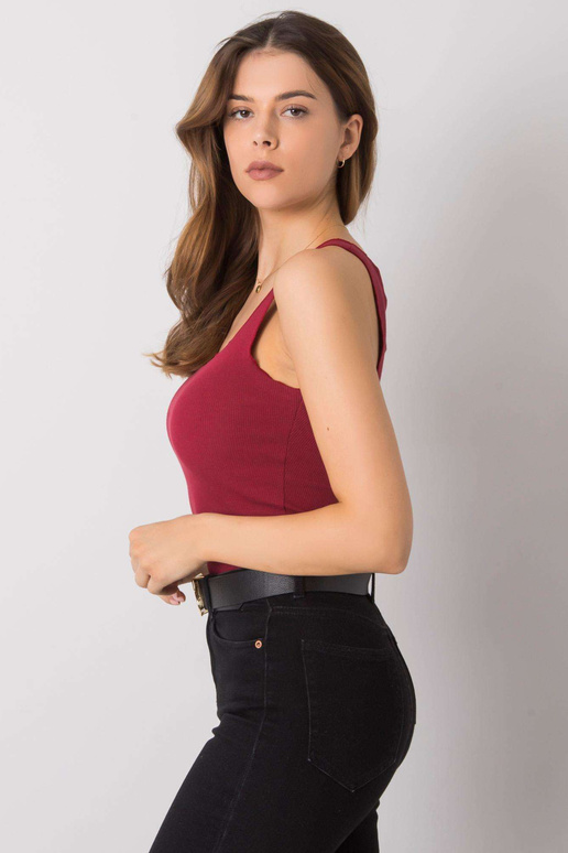 Burgundia triibuga topp Robertina RUE...