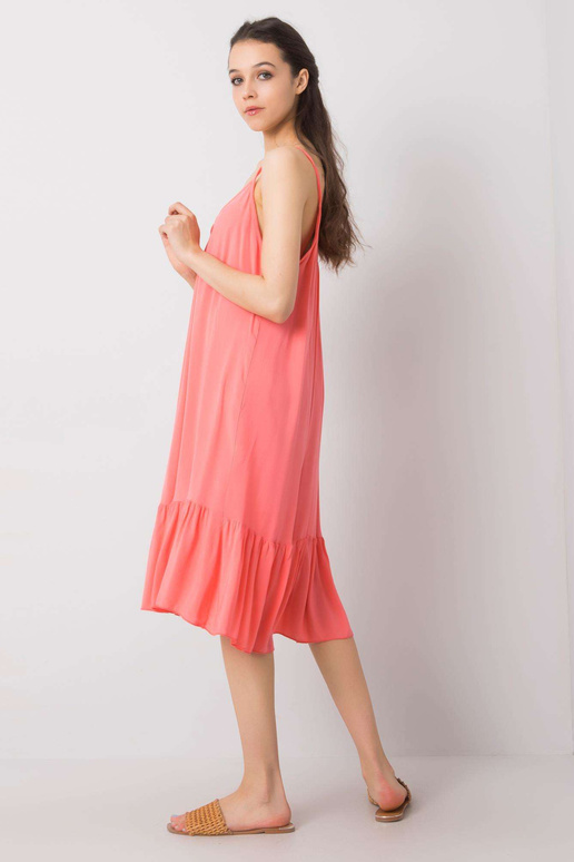 Madilyn OCH BELLA Coral Ruffle kleit