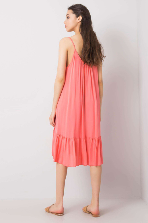 Madilyn OCH BELLA Coral Ruffle kleit
