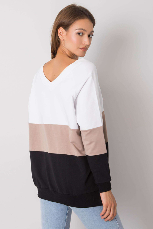 Lotta RUE PARIS must ja beež dressipluus