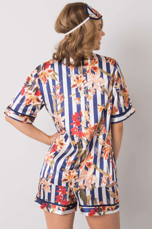 Valge ja tumesinise mustriga pidžaamad