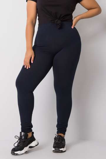 Navy Plus Size puuvillased säärised Phoebe