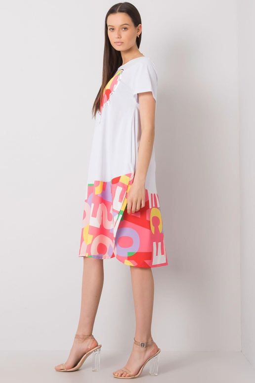 Valge ja roosa kleit Guinevere...