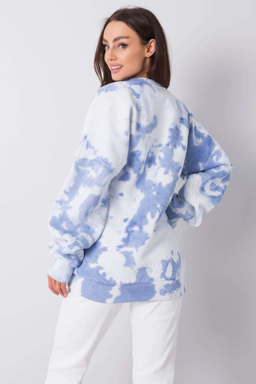 Sinine lipsuga dressipluus...