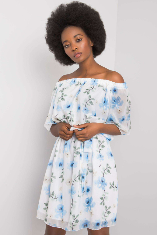 Valge Yamilethi lilleline kleit