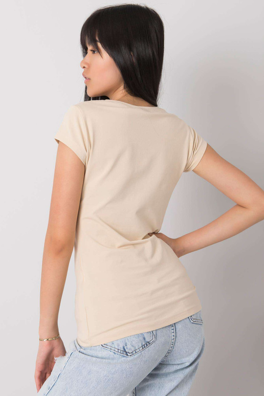 Beež Haley aplikatsiooniga T-särk