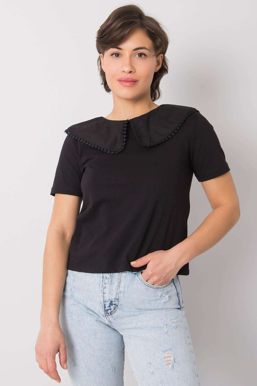 Must kraega pluus Kaysie RUE PARIS