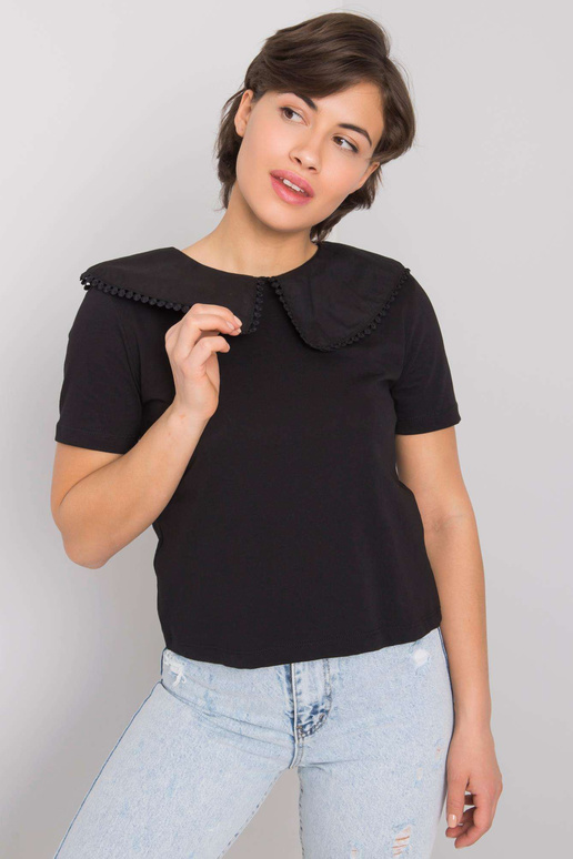 Must kraega pluus Kaysie RUE PARIS