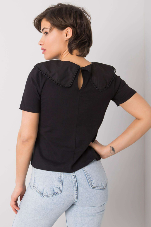 Must kraega pluus Kaysie RUE PARIS