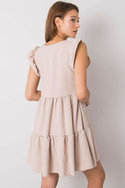 Beež täpiline kleit Aubriella RUE PARIS