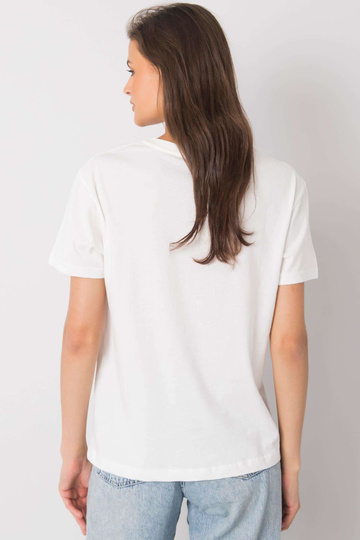 Ecru t-särk trükiga Solly