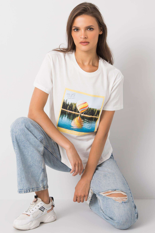 Ecru t-särk trükiga Solly Ecru t-särk trükiga Solly