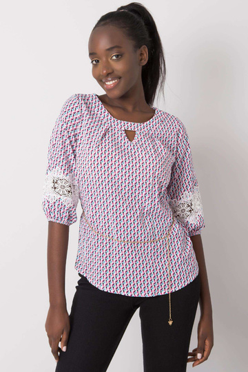 Jazmini mustritega valge ja...