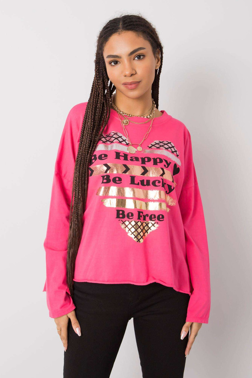 Miriana roosa pikkade varrukatega pluus